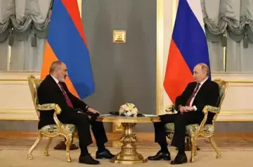 Putin holds meeting with Mirziyoyev after talks with Pashinyan