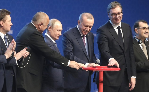 Putin and Erdogan open TurkStream gas pipeline