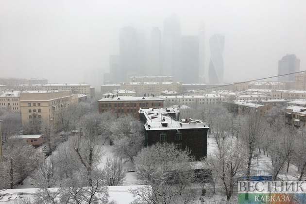 Snowfall finally reaches Moscow 