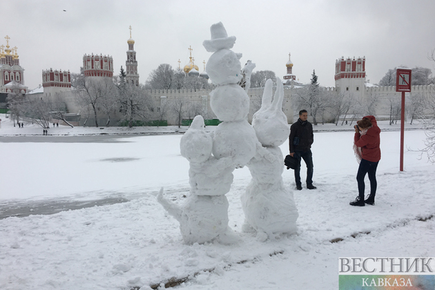Snowfall finally reaches Moscow 