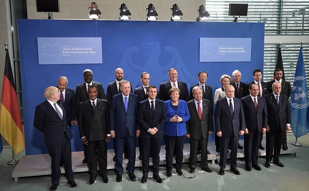 Participants of the Berlin conference on Libya
