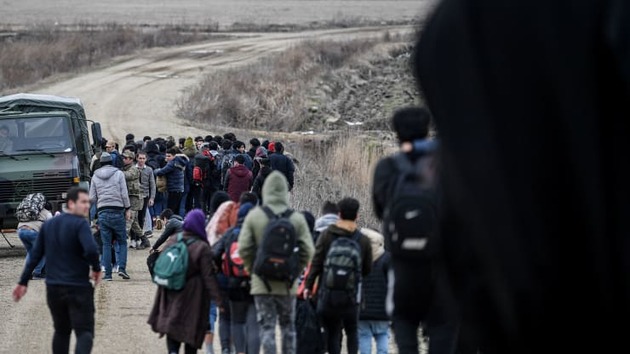 Migrants head west after Turkey opens border