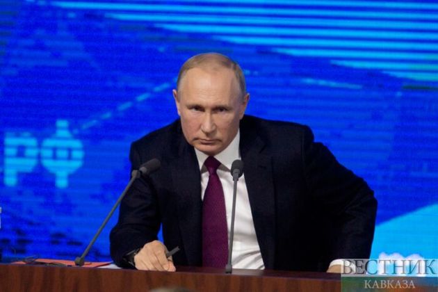 Putin rates Russian-U.S. relations on a 5-point scale