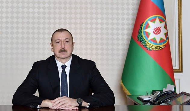 Ilham Aliyev at online talks with the EBRD President