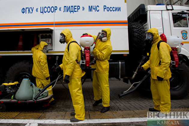 Moscow Kiyevsky railway station sanitised (photo report)