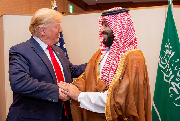 On the receiving end - Saudi Arabia, on the selling end - the US