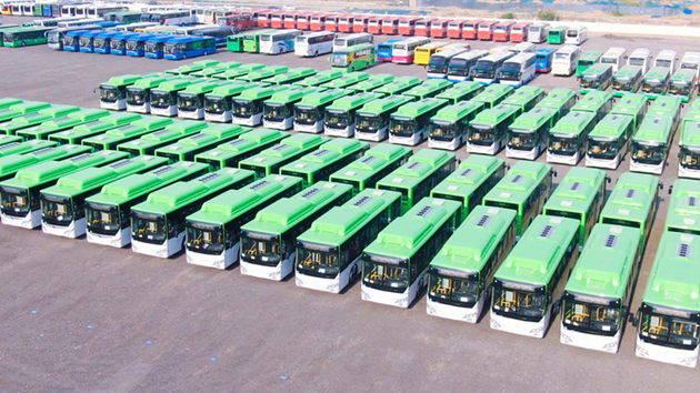 Oil-rich Kazakhstan switches to green transport 