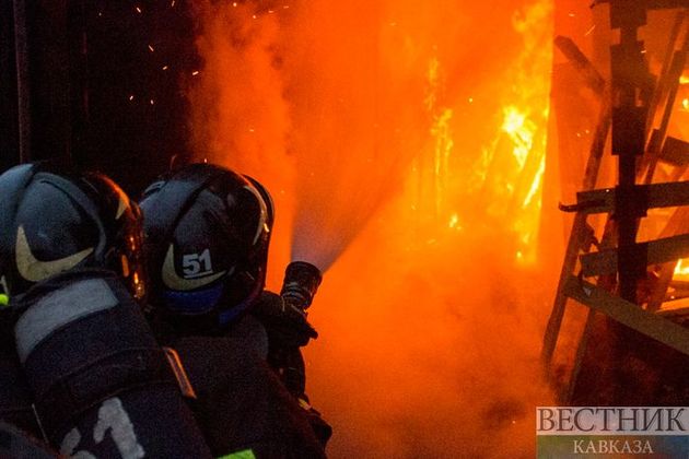 Gas pipe burns in Moscow apartment 