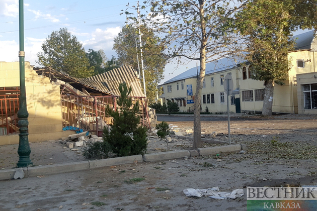 Destruction in Terter after Armenian artillery shelling (photo report)