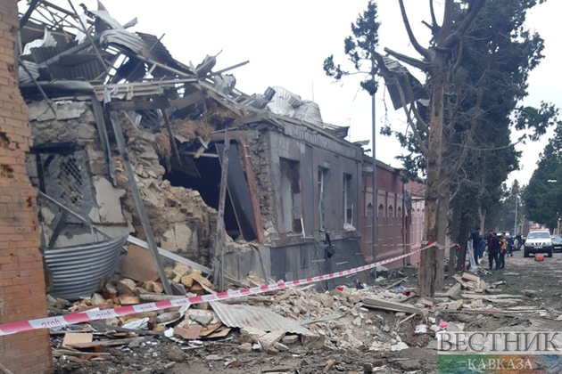 Destruction in Ganja after Armenian artillery shelling (photo report)