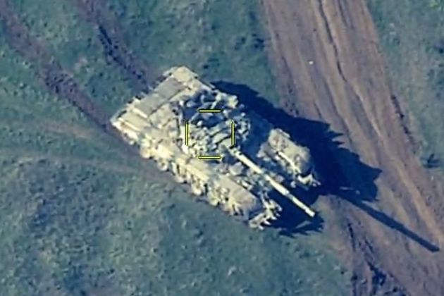 Azerbaijani army destroys Armenia’s armored vehicles