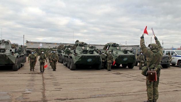 Russian peacekeepers arrive in Armenia&#039;s Goris