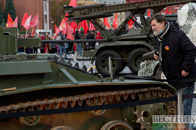 Museum of Installations in open air in honor of 1941 military parade anniversary (photo report)