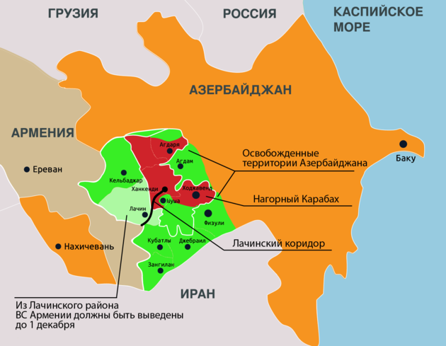 Supporters of Karabakh occupation burn Azerbaijani houses in Lachin (PHOTO)