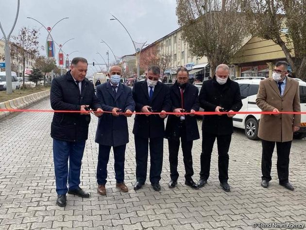 Azerbaijan avenue and Karabakh quarter opened in Turkey