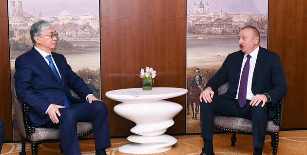 Kazakh president congratulates Ilham Aliyev on his birthday
