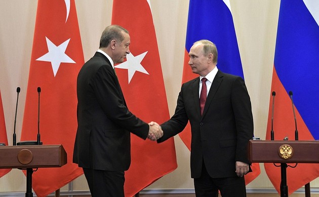 Putin informs Erdogan on Karabakh meeting results