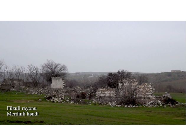 Footage from liberated Merdinli village of Fuzuli district revealed (PHOTO, VIDEO)