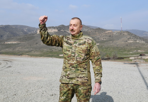 Ilham Aliyev in Lachin: we destroyed Armenian fascism