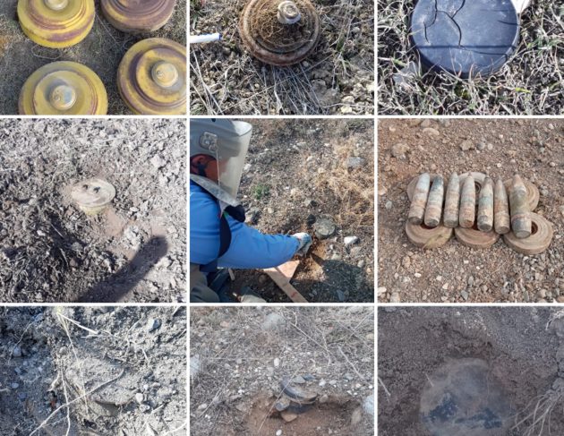 Several mines produced by Armenia found in Azerbaijan’s Aghdam
