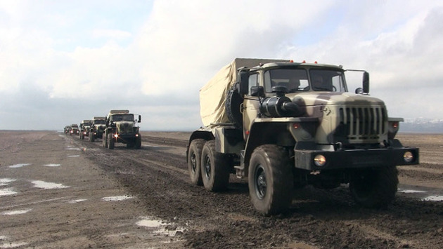 Azerbaijani army&#039;s operational-tactical exercises end (VIDEO)