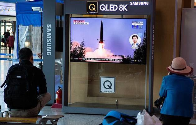 North Korea fires two ground-based ballistic missiles