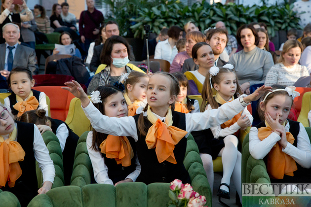 Reporting concert of Children&#039;s music school named after Gara Garayev takes place in Azerbaijan Pavilion at VDNKh