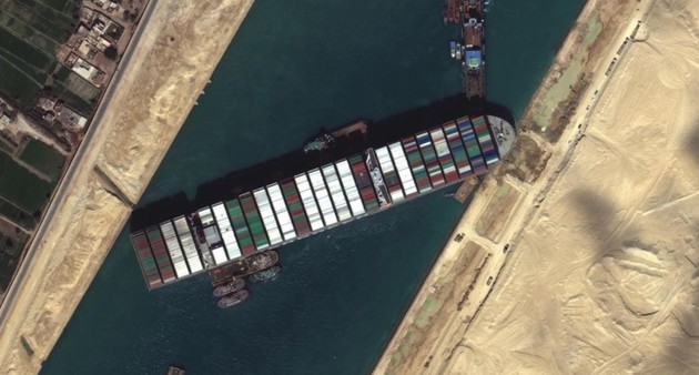 Egypt confiscates Suez-blocking ship