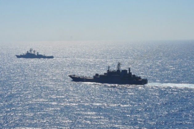 Russia’s Black Sea Fleet monitors USCGC Hamilton in Black Sea