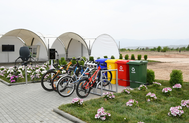 Elements of a "smart village" have already been installed as examples in the village of Aghali in Zangilan