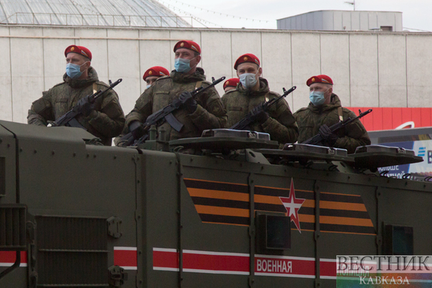 Rehearsal of Victory Day Parade in Moscow