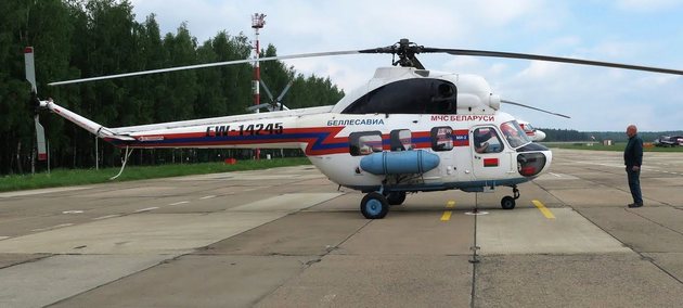Belarusian emergencies ministry’s helicopter crash lands in Brest region