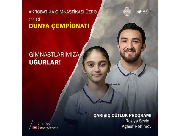 Azerbaijan discloses team composition at Acrobatic Gymnastics World Championships in Geneva