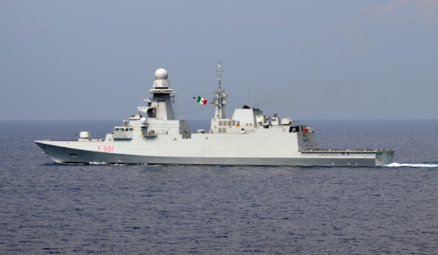 Russian Navy keeping close watch on Italian warship in Black Sea