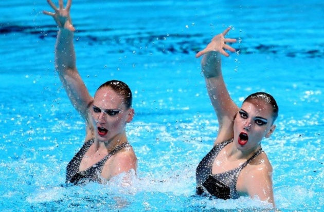 Russia wins Olympic gold in artistic swimming duet free routine