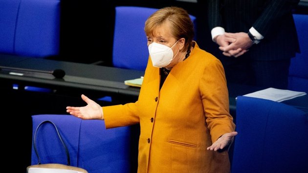 West could not defeat terrorism, Merkel says 