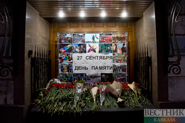 Moscow commemorates servicemen who died for territorial integrity of Azerbaijan  (photo report)