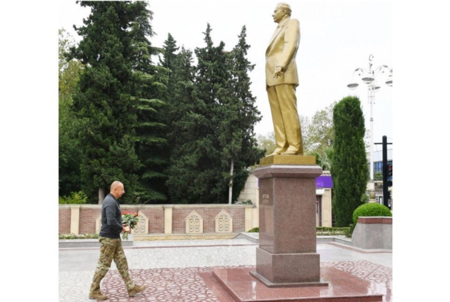 Ilham Aliyev visits Tartar, and Barda regions