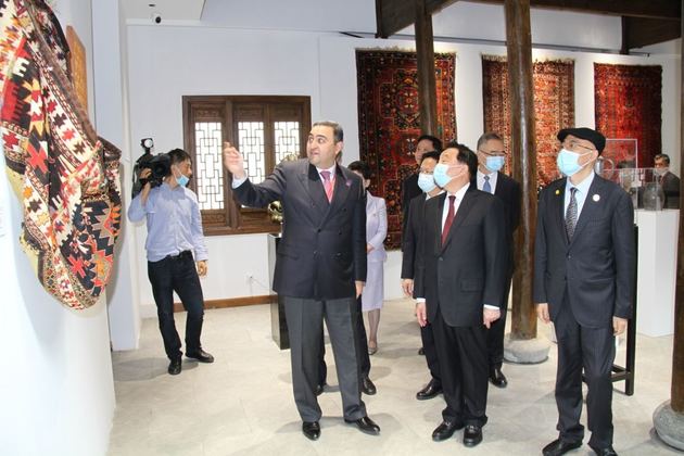 Azerbaijani pavilion created by Heydar Aliyev Foundation opened in China&#039;s Park of Culture (PHOTO)