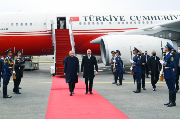 Aliyev and Erdogan attend opening ceremony of Fuzuli International Airport (PHOTO)