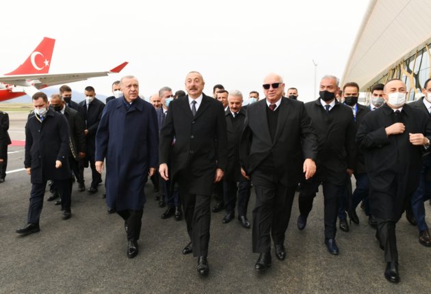 Aliyev and Erdogan attend opening ceremony of Fuzuli International Airport (PHOTO)