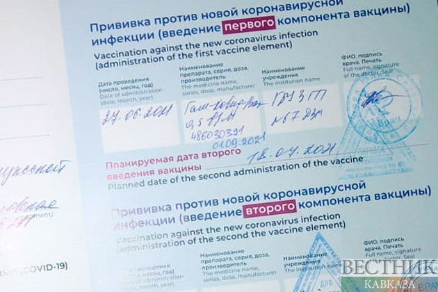 Kazakhstan ready for joint approval of COVID-19 vaccination certificates with Russia