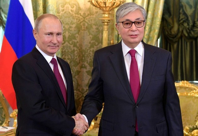 Vladimir Putin congratulates Kassym-Zhomart Tokayev on Independence Day