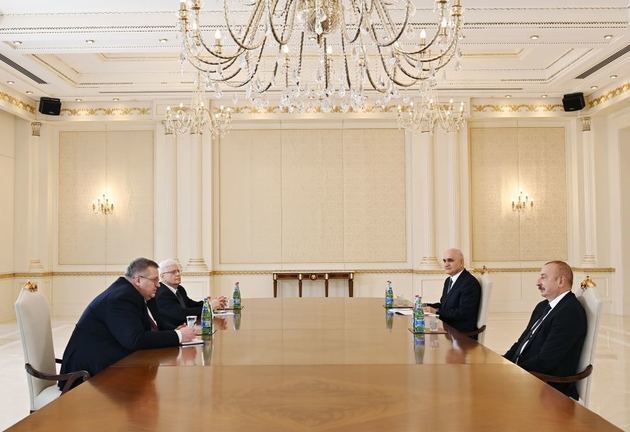 Ilham Aliyev receives Russia&#039;s Deputy PM