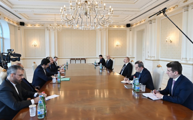 Ilham Aliyev receives Iranian foreign minister