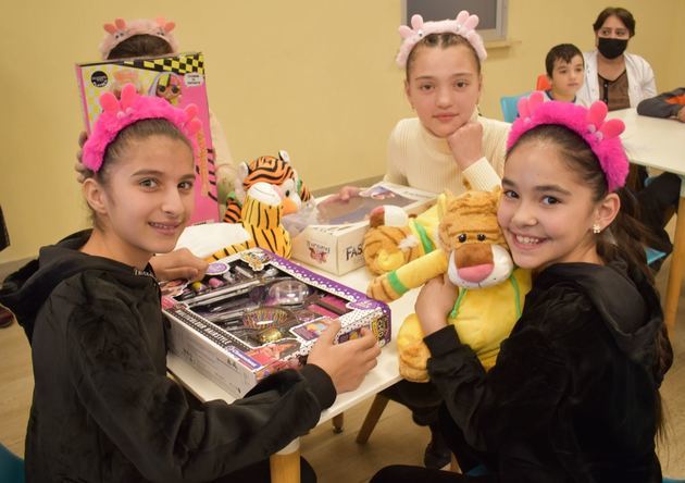 New Year celebration organized for children in need of special care, orphans at Mehriban Aliyeva&#039;s initiative (PHOTO/VIDEO)