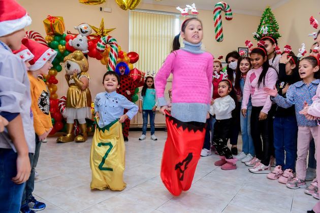 New Year celebration organized for children in need of special care, orphans at Mehriban Aliyeva&#039;s initiative (PHOTO/VIDEO)