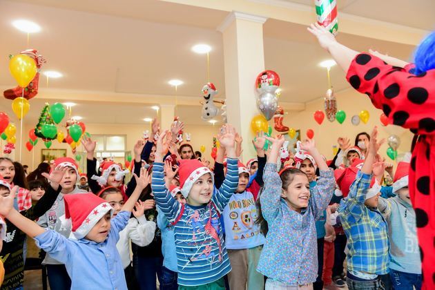 New Year celebration organized for children in need of special care, orphans at Mehriban Aliyeva&#039;s initiative (PHOTO/VIDEO)