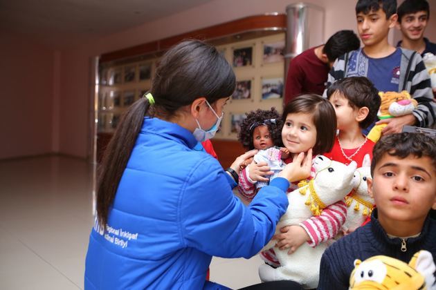 New Year celebration organized for children in need of special care, orphans at Mehriban Aliyeva&#039;s initiative (PHOTO/VIDEO)