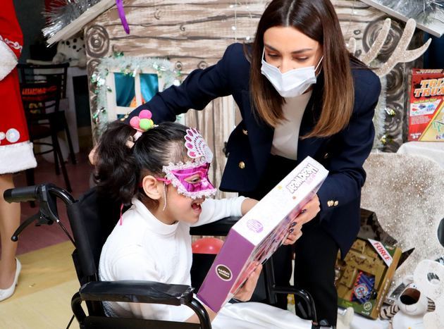 New Year celebration organized for children in need of special care, orphans at Mehriban Aliyeva&#039;s initiative (PHOTO/VIDEO)